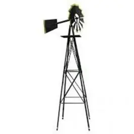 Windmill Decorative Black/Gold 8' fits Windmills No Model Category Modern