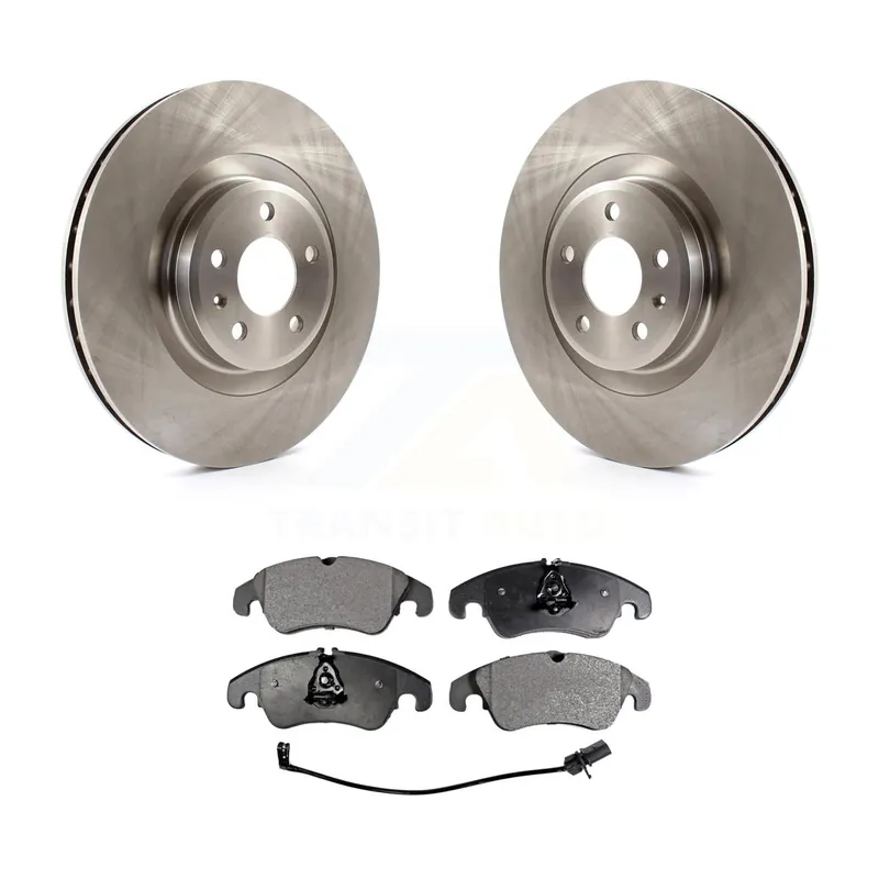 Best Seller Front Disc Brake Rotors And Ceramic Pads Kit For Audi Q5 A4 Quattro S4 S5 A6 A7 A5 K8T-100583